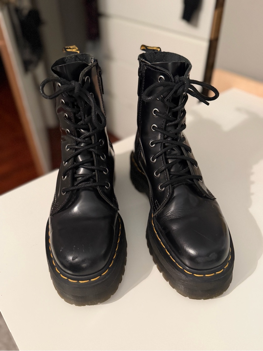 Doc Martens Women’s Jadon Boot Smooth Leather Platforms